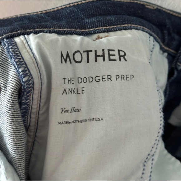 MOTHER Dodger Prep Ankle Jeans in Yee Haw 25 - Picture 9 of 11